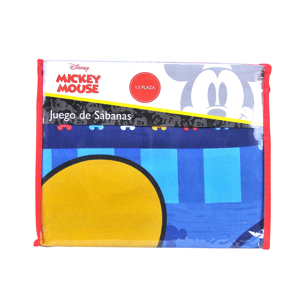 Sábanas 1,5 Plazas Mickey