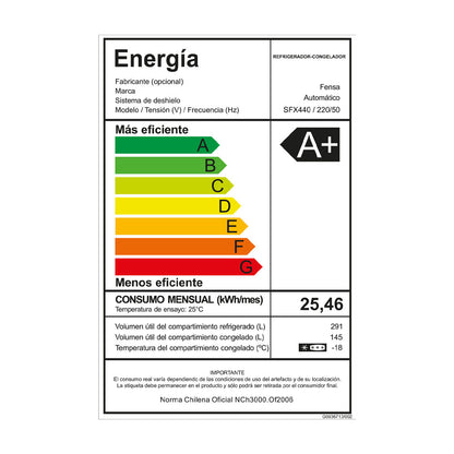 Refrigerador Side by Side SFX440