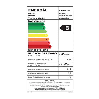 Lavadora Premium Care 20SZ