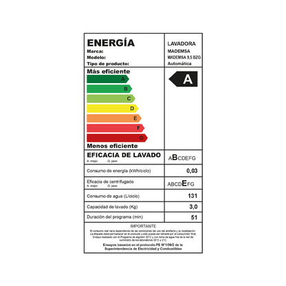 Lavadora Carga Superior 9,5 kg BZG