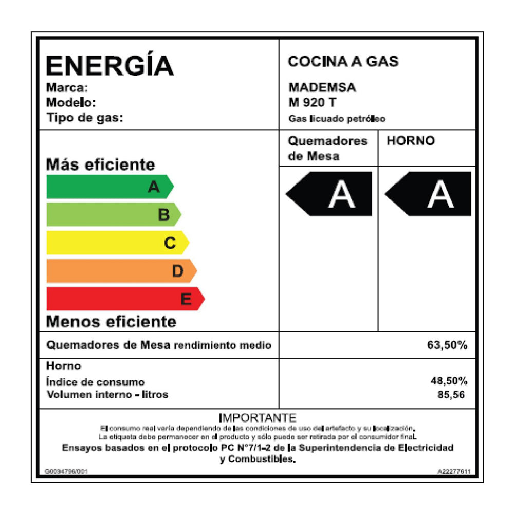 Cocina M-920T