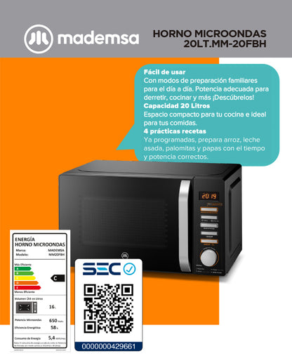 Microondas MM20FBH