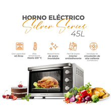 Horno Eléctrico 45L Silver Series Kitchen-It