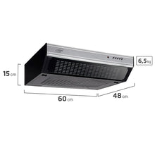 Campana de Cocina Extractora FX U6160 60 cm