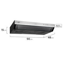 Campana de Cocina Extractora FX U6190 90 cm