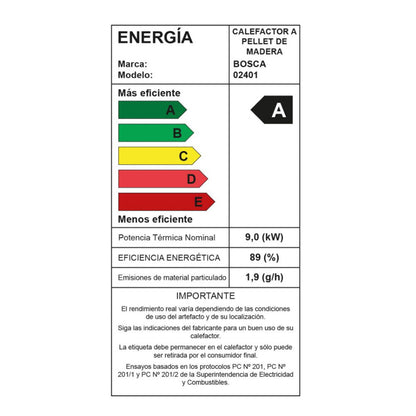 Estufa a Pellet Hera+