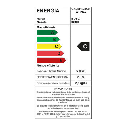 Estufa a Leña Limit 360