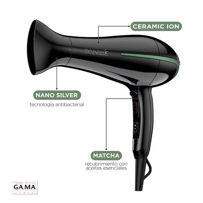 Secador de Pelo Bora Matcha Active Oil Ceramic Ion