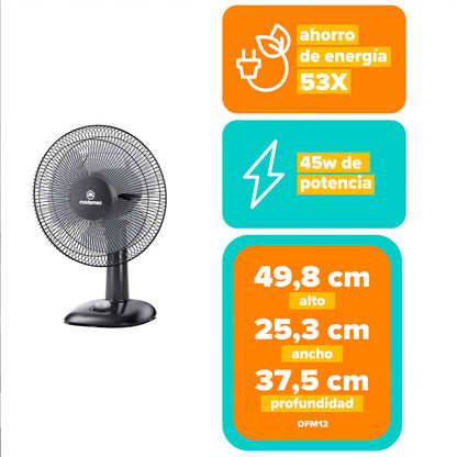 Ventilador de Sobremesa DFM 12