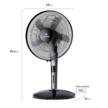 Ventilador 2 en 1 Pedestal y Sobremesa con Control Remoto SFM 21