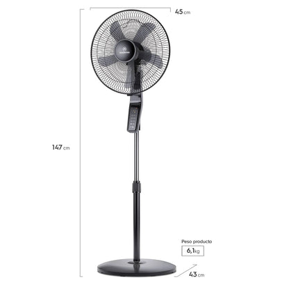 Ventilador de Pedestal con Control Remoto SFM 2