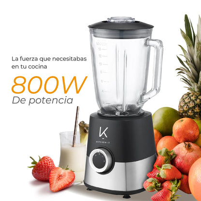 Licuadora 800W Power Pro Kitchen-It
