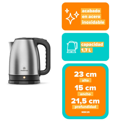 Hervidor Eléctrico MEK25 1,7 Litros