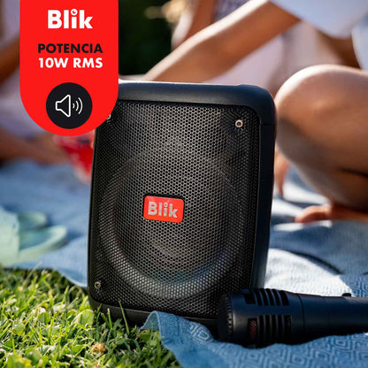 Parlante Bluetooth Karaoke con Micrófono Blik Voice
