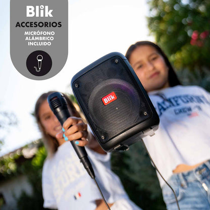 Parlante Bluetooth Karaoke con Micrófono Blik Voice
