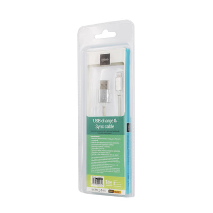 Cable Certificado Lightning a USB Silver