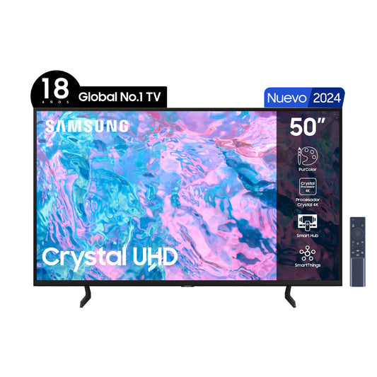 LED 50" UN50CU7090 4K UHD Smart TV