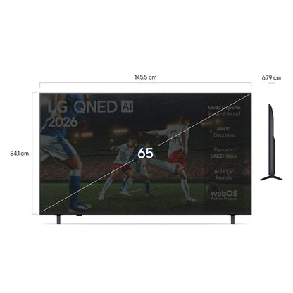 Led Smart TV QNED 65" 4K Ultra HD  65QNED73ASA