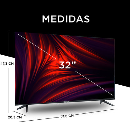 Led Smart TV Caixun 32" HD Google TV C32V1HG