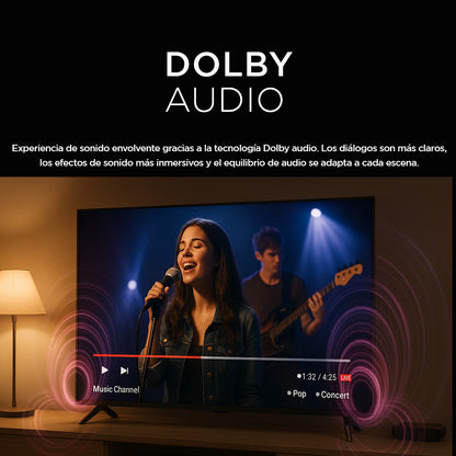 Led Smart TV Caixun 32" HD Google TV C32V1HG