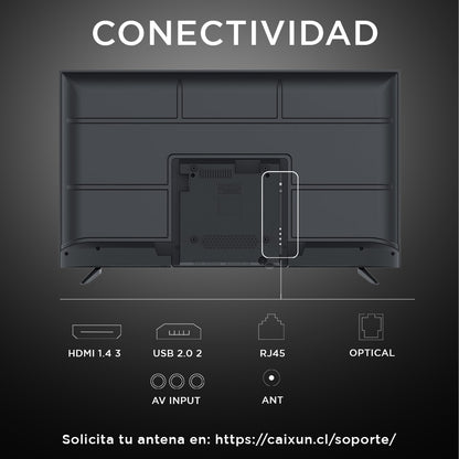 Led Smart TV Caixun 43" FHD Google TV C43V1FG