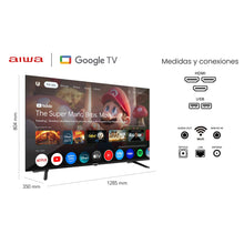 Led Smart TV Aiwa 58'' 4k Ultra Hd QLed Google Tv AW-58B2Q