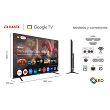 Led Smart TV Aiwa 65'' 4k Ultra Hd QLed Google Tv AW-65B4FG