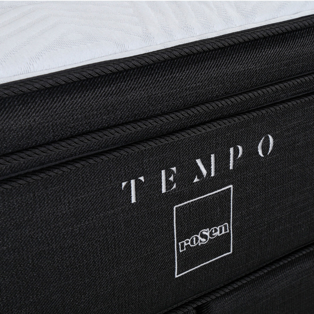 Cama Europea Tempo 2 Plazas + Muebles Issey Base Dividida