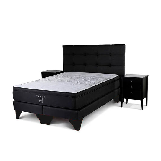 Cama Europea Tempo 180 X 200 Issey Grafito