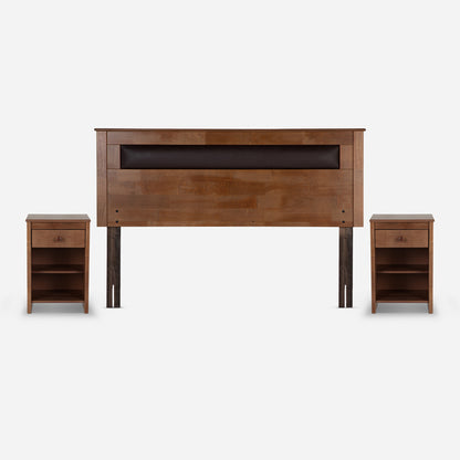 Cama Europea New Style 4 Plus 2 Plazas + Muebles Ferrara