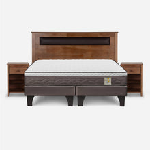 Cama Europea New Style 4 Plus 2 Plazas Base Divida + Muebles Ferrara