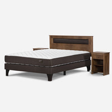 Cama Europea New Ergo T 2 Plazas + Muebles Ferrara