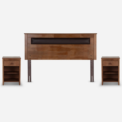 Cama Europea New Ergo T 2 Plazas + Muebles Ferrara