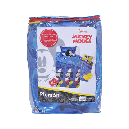 Plumón 1,5 Plazas Mickey Blue