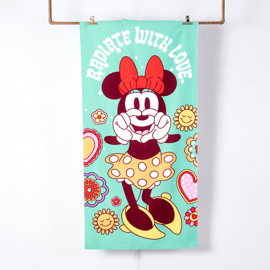 Toalla de playa Minnie con bolso