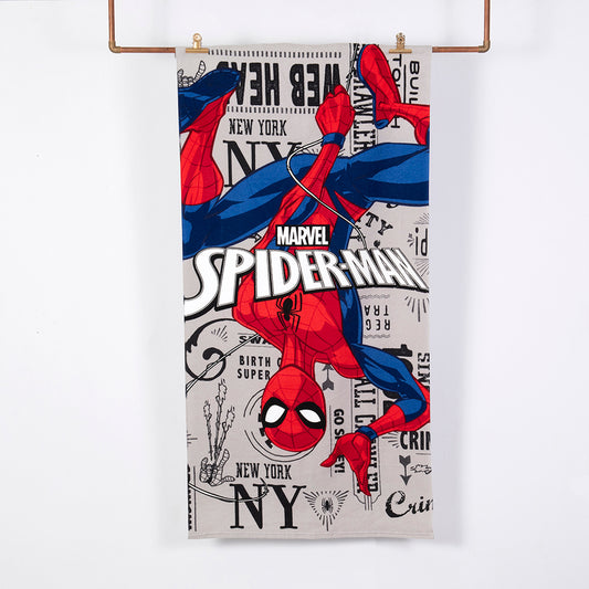 Toalla de playa Spiderman con bolso