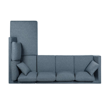 Sofá Seccional Carter Derecho Denim