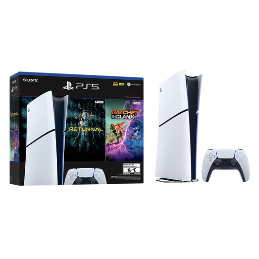 Pack Consola PlayStation 5 (Modelo Slim) con 2 Juegos - Digital