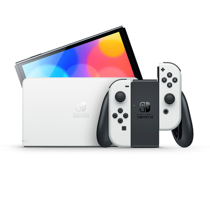 Nintendo Switch Oled White + Super Mario Wonder