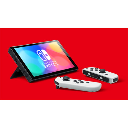 Nintendo Switch Oled White + Super Mario Wonder