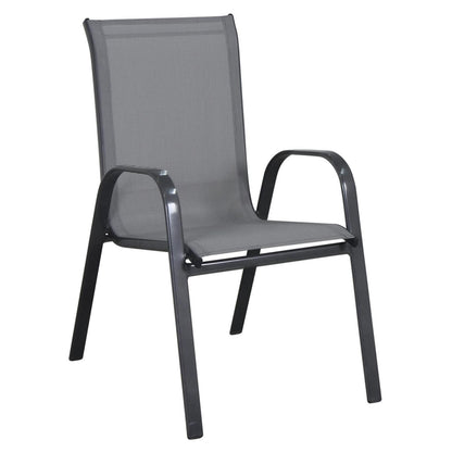 Silla para Terraza Metal Sling Gris matizado