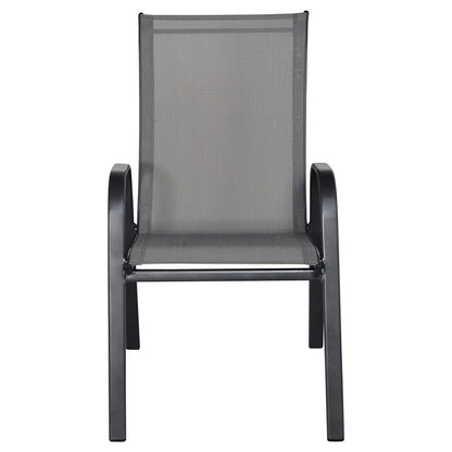 Silla para Terraza Metal Sling Gris matizado