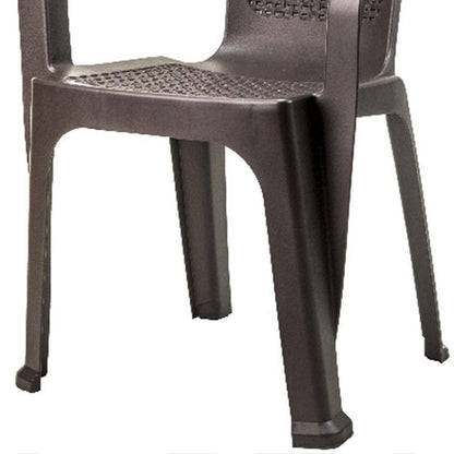 Silla de Terraza con Brazo Café