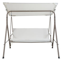 Sillón Columpio de Terraza 3 Personas Taupe