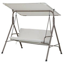 Sillón Columpio de Terraza 3 Personas Taupe