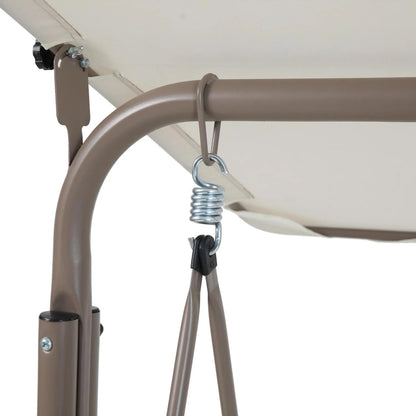 Sillón Columpio de Terraza 3 Personas Taupe