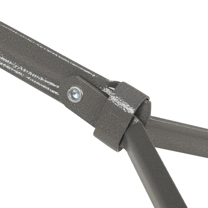 Mesa Plegable Tipo Maleta Rectangular 75x74x180 cm Blanco