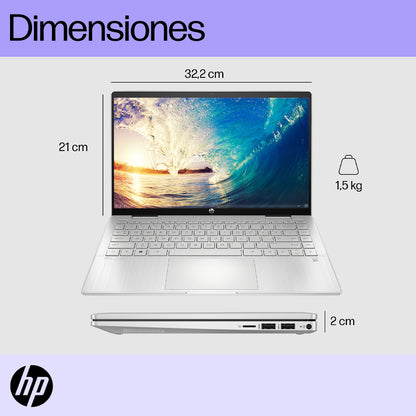 Notebook HP 2 en 1 HP Pavilion x360 14-ek1013la