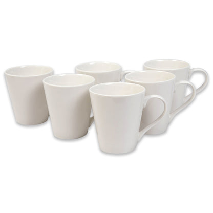 Set 6 Mugs 325 cc Porcelana