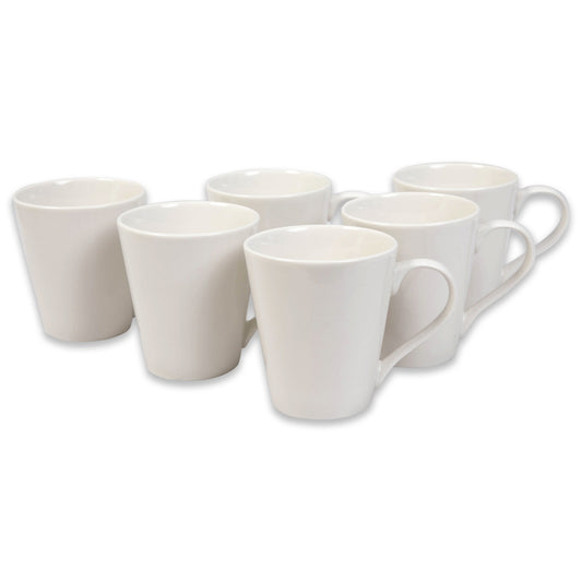 Set 6 Mugs 325 ml Porcelana